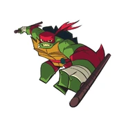 Raphael (79 KB) Raphael as seen in Rise of the Teenage Mutant Ninja Turtles