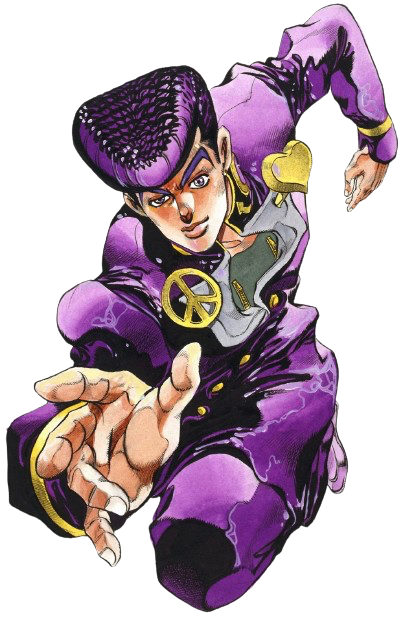 Josuke poses too hard 