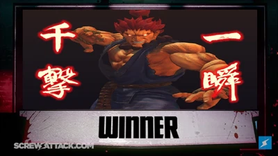 Akuma wins