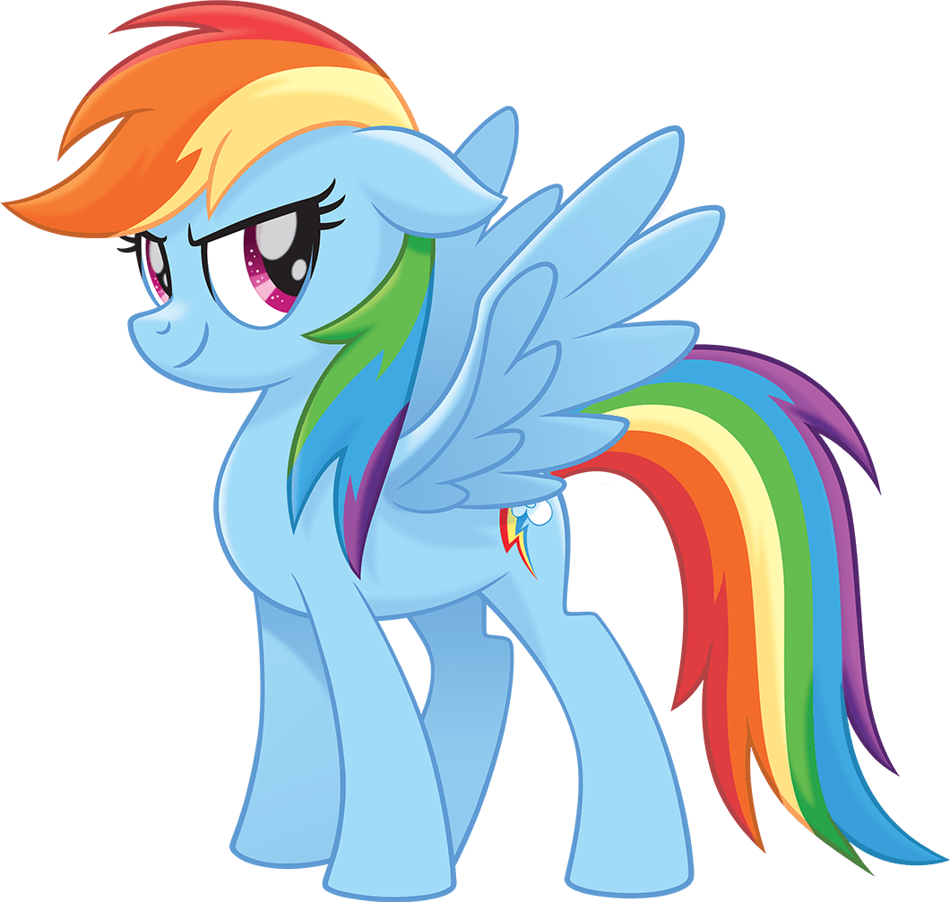 my little pony rainbow dash flying fast