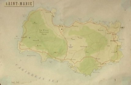 Saint Marie Island Caribbean Map Saint Marie | Death In Paradise Wiki | Fandom