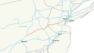 Interstate 78 map