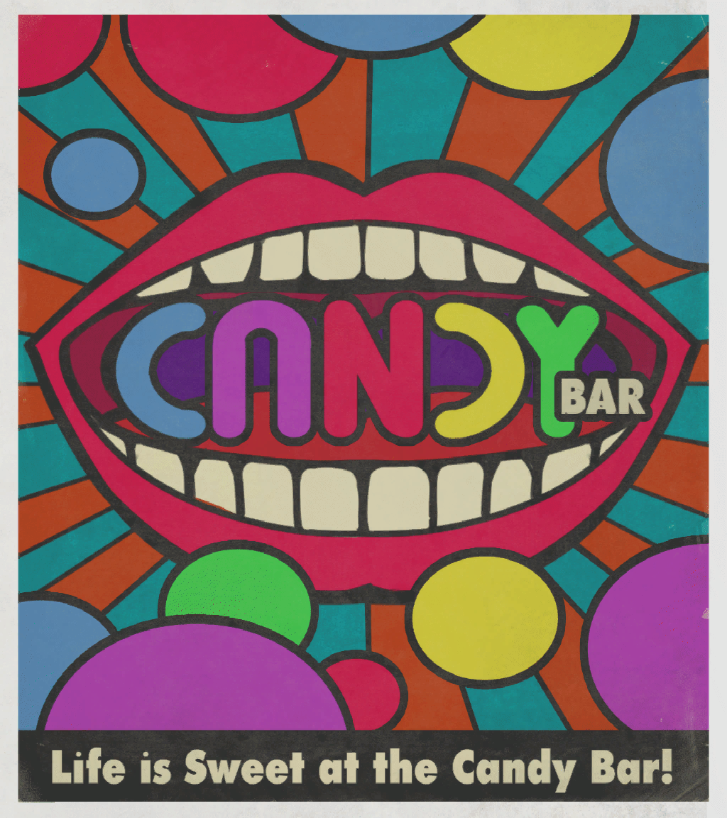 candy bar poster