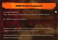AEON Mission Assignment | Deathloop Wiki | Fandom