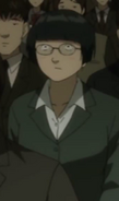 Kyoko at the entrance ceremony