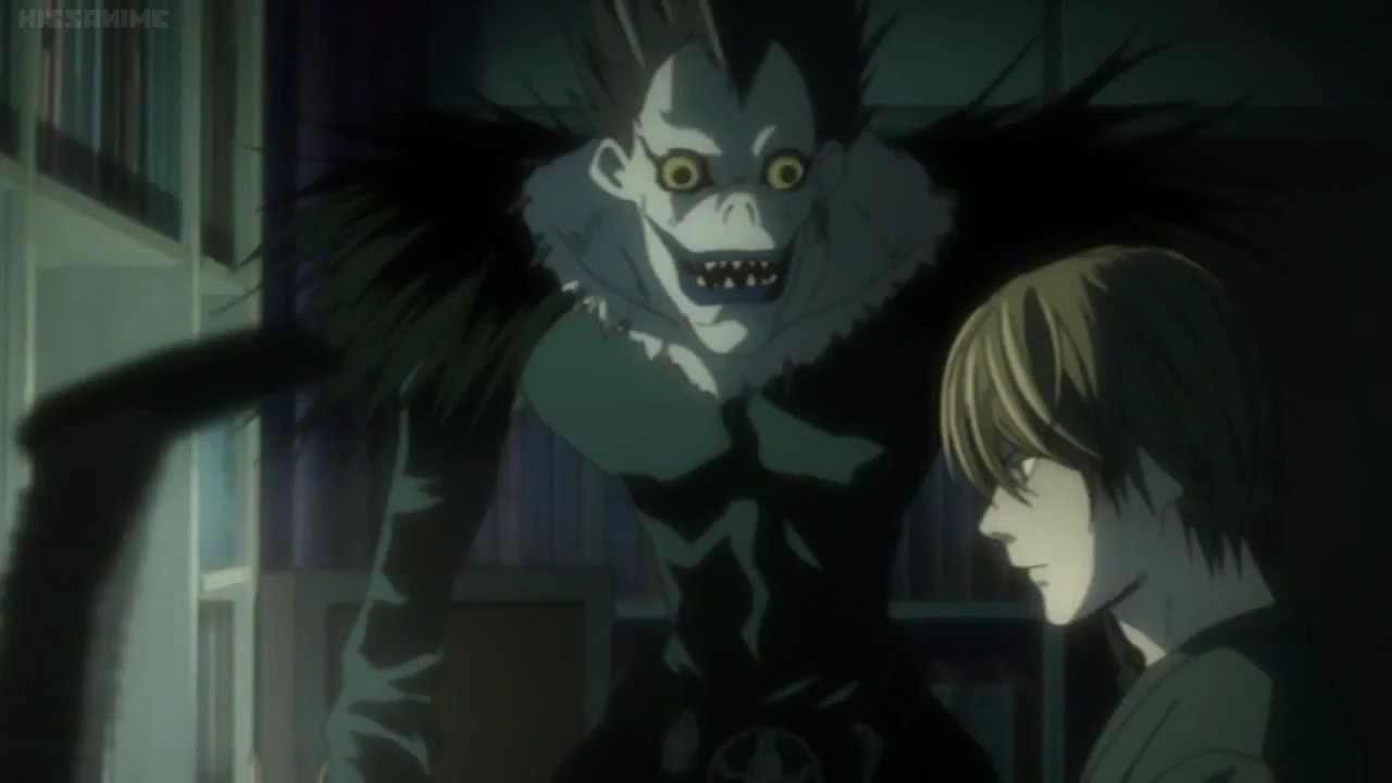 Death Note, Light encontra Ryuk