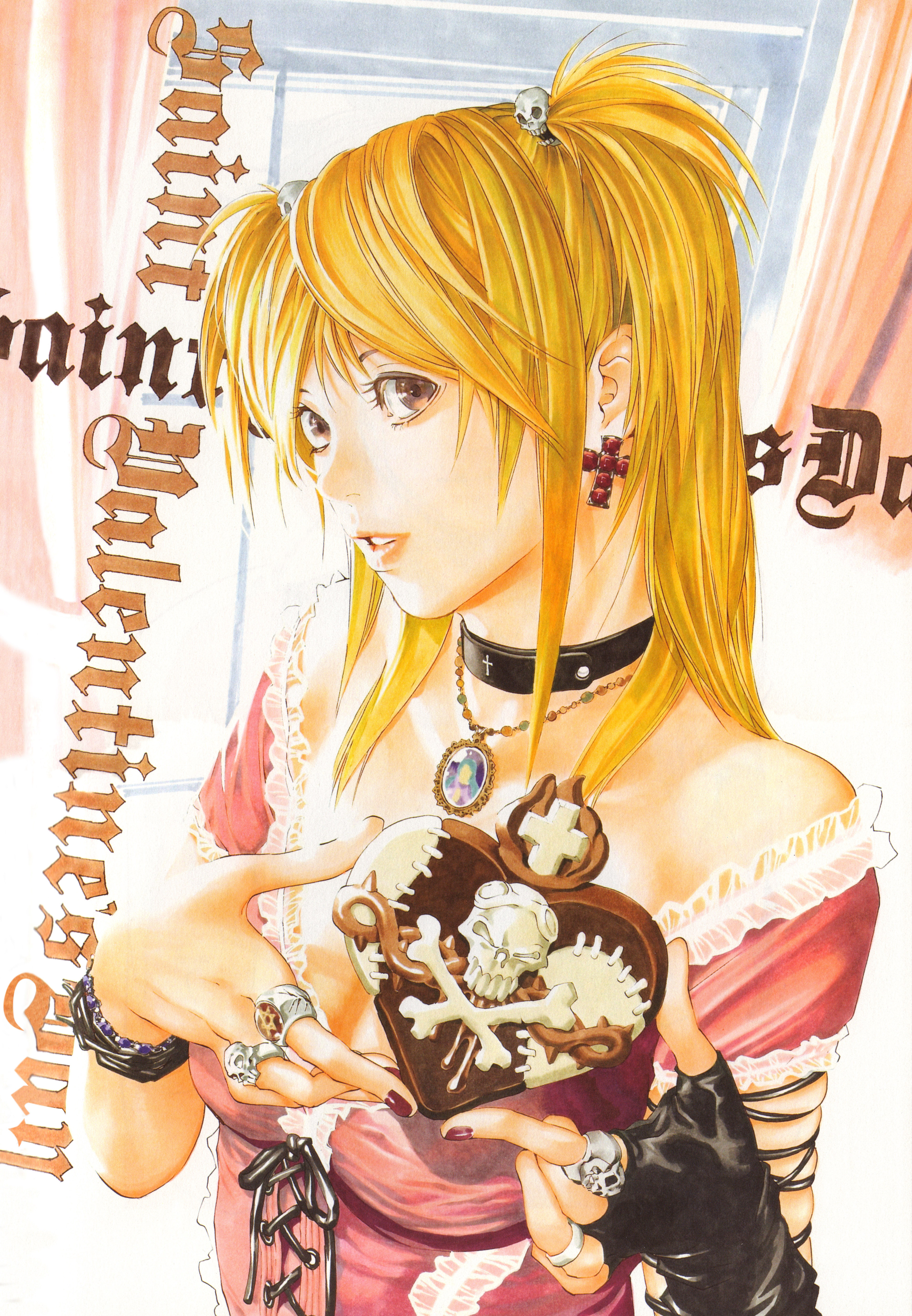 Featured image of post Misa Misa Death Note Official Art Death note misa amane manga cover stripe punk jacket