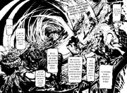 Os Deuses da Morte conversando sobre Ryuk e seu sumiço.