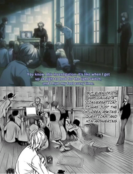 The scene from the manga special was partially adapted.
