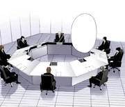 The weekly "meetings of death" taking place.