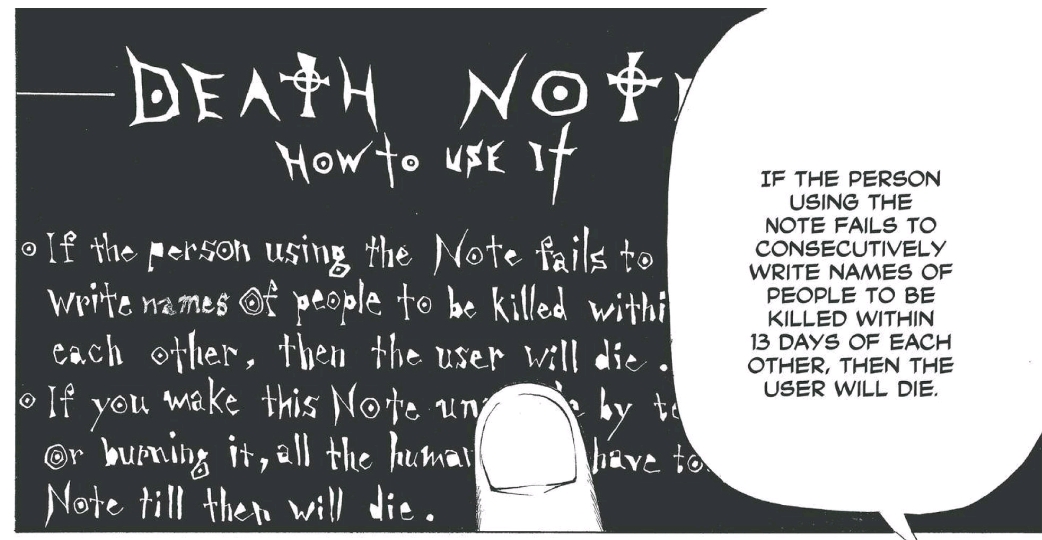 death note rules cause of death