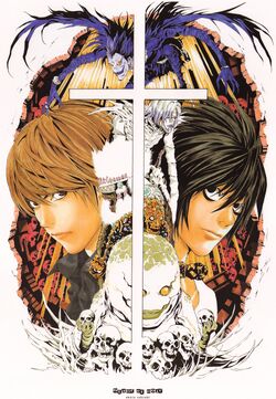 Blanc et noir Death Note Wiki Fandom