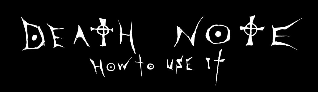 L, Death Note The Hidden Rules Wiki