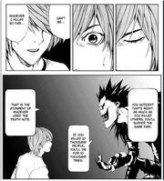 death note light dies