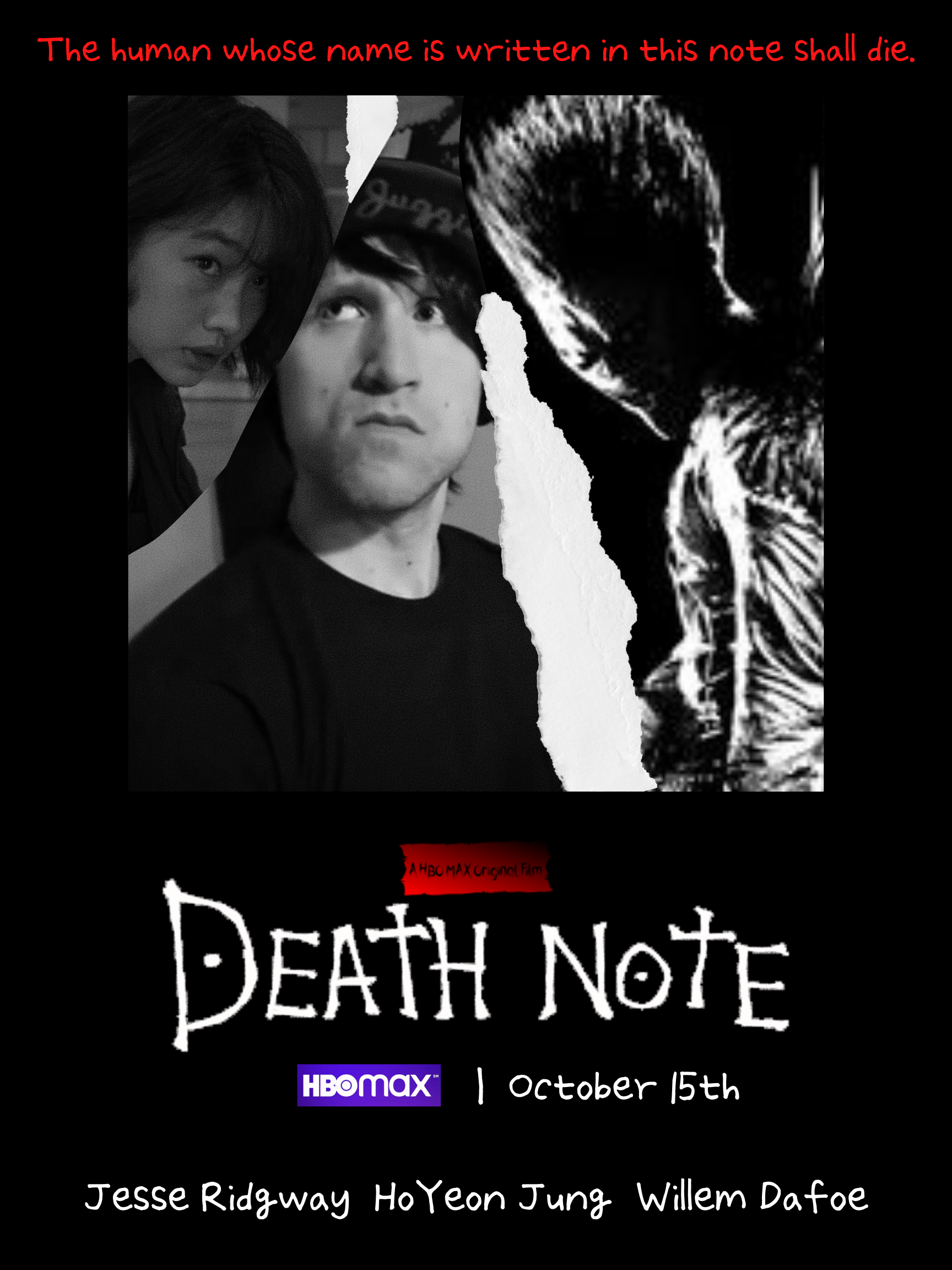 Title and poster visual for the 2016 Death Note Movie revealed