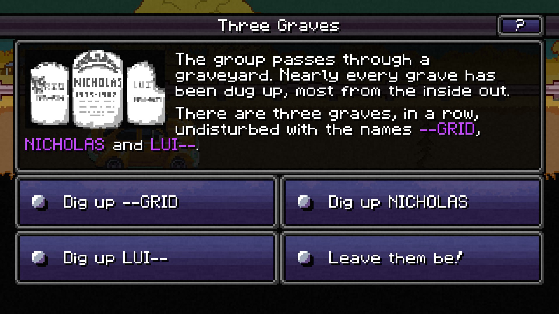 Three Graves Death Road To Canada Wiki Fandom