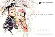 Happy Holidays 2018 art from Kojima Productions