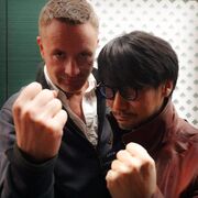Kojima with the actor of Heartman, Nicolas Winding Refn