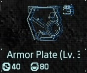 Icon for the Armor Plate (Lv. 3)