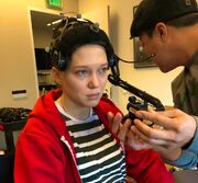 Seydoux during her motion capture session