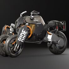 reverse electric trike