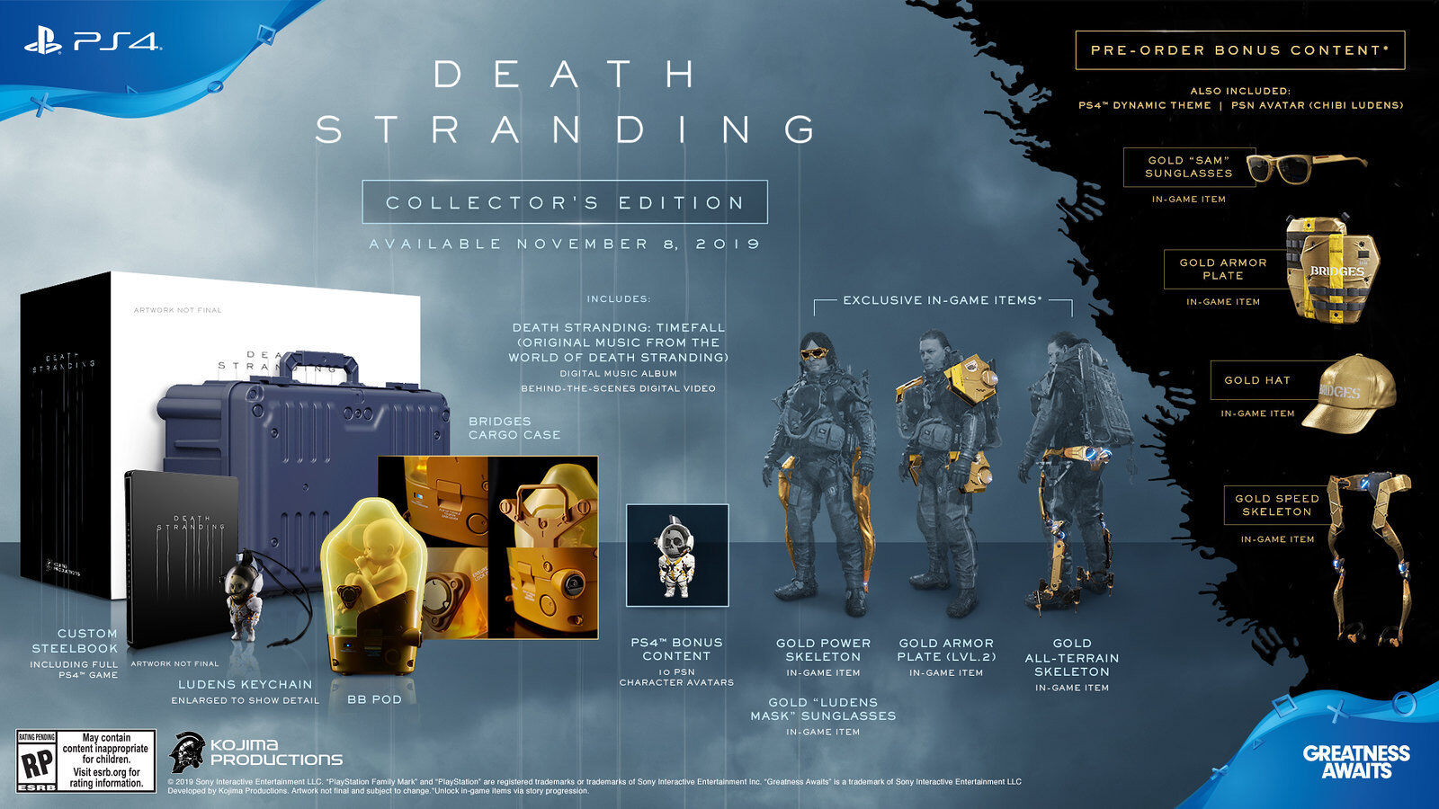  Death Stranding Director's Cut - Playstation 5 : Sony  Interactive Entertai: Video Games