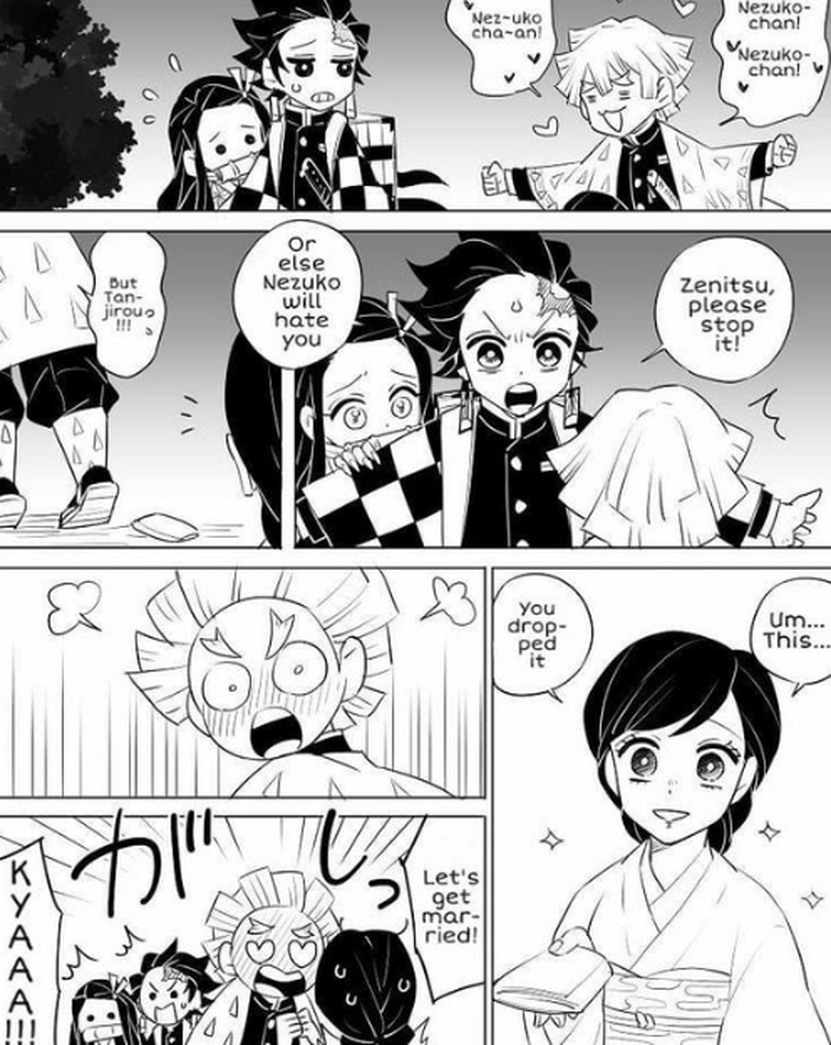 Zenitsu Watch Out Nezuko Is Very Strong Fandom