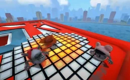 Another scene of a dance bomb being used.