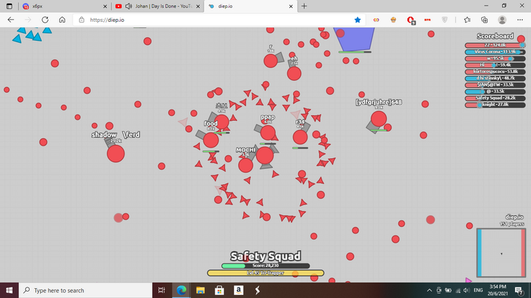 DIEP.IO Gameplay #2 - Getting to #1 in DIEP.IO - STRATEGY! 