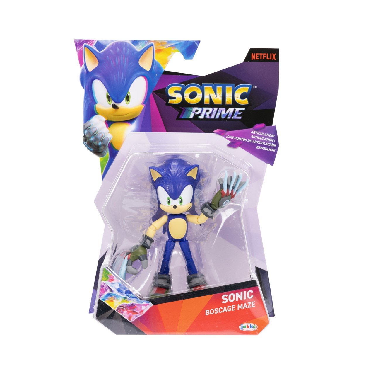 Sonic Prime 2.5 4pk Figures In Window Box- Wave 1 