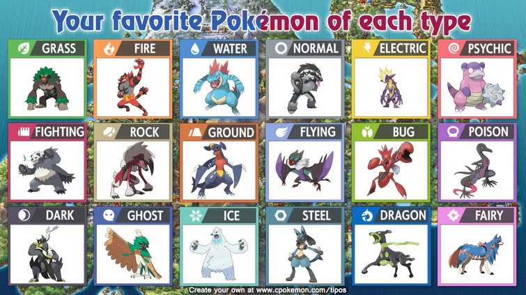 BEST POKEMON OF EACH TYPE!! 