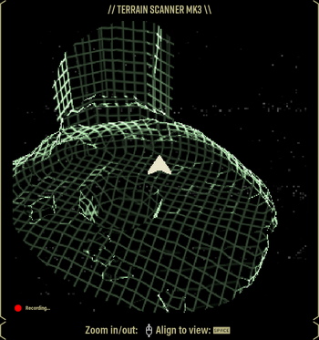 Terrain Scanner on Tutorial Mission