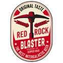 Red rock blaster label