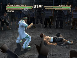 Def Jam Fight For NY, MASA vs CRACK, A LOT OF LOW BLOWS