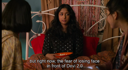 Devi's decision.