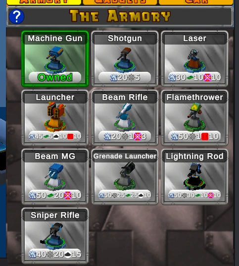 Weapons | Defense Overdrive Wiki | Fandom