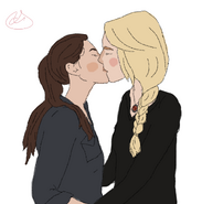 Amanda and Berlin Kiss fandangle-rectangle Tumblr