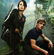 Katniss & Peeta in the arena promo