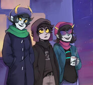 Kanaya Terezi and Karkat