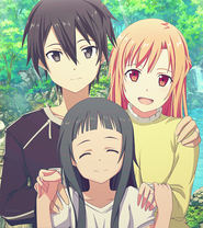 Kirito, Asuna and Yui