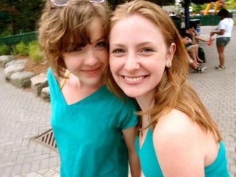 Aislinn and Charlotte in Wonderland