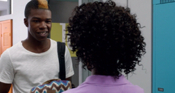 Tiny happily returns Shay her backpack and still wants to be her lab partner, despite the incident earlier.