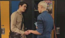 Miles apologizing to Tristan.