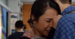 Esme crying and hugging Miles