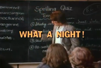 What a Night! - Title Card