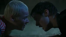 Miles and Tristan nearly kiss