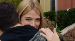 Drew and Becky hug and become a couple