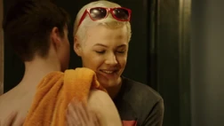 Tristan is happy to hug Miles.