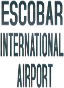 Das Logo des Escobar International Airport