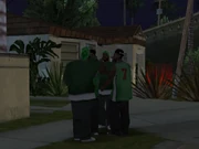 Einige Grove-Street-Mitglieder